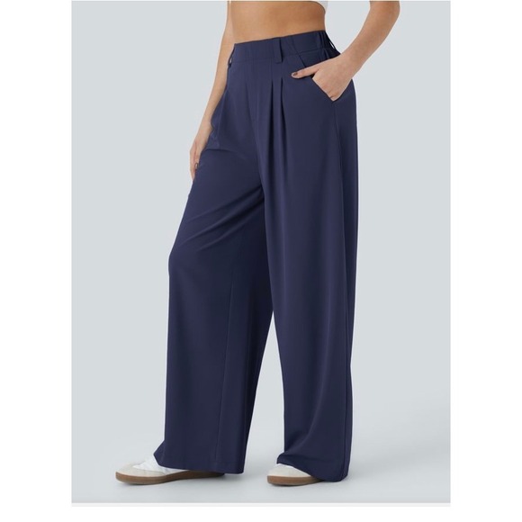HALARA Pants - Halara Breezeful High Waisted Wide Leg Flowy Palazzo Casual Pants Large